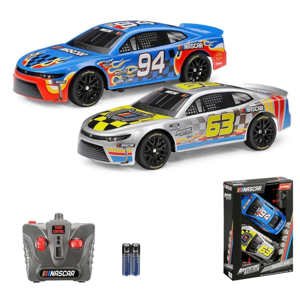 Adventure Force RC 1:24 Scale Nascar Sports Car Race Set NEW